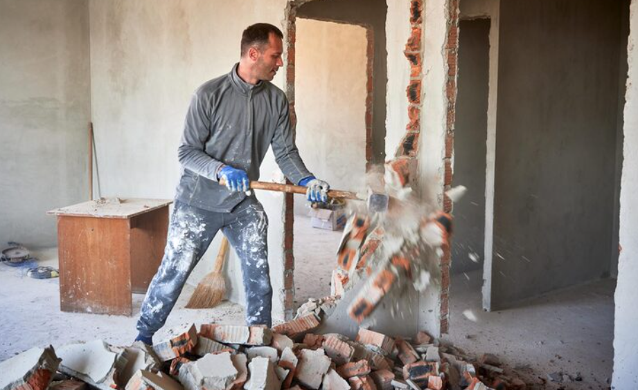 kleine Abbrucharbeiten.